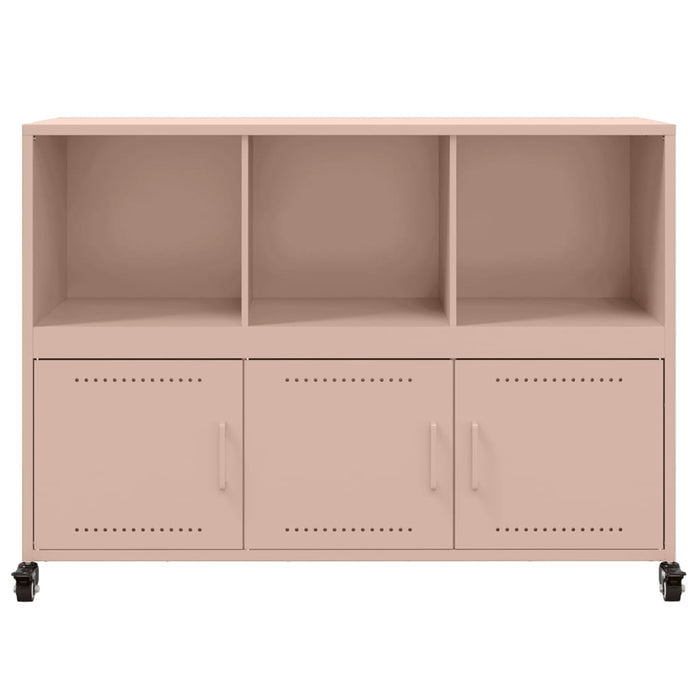 Credenza Rosa 100,5x39x72 cm in Acciaio Laminato a Freddo 846735