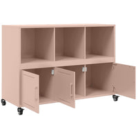 Credenza Rosa 100,5x39x72 cm in Acciaio Laminato a Freddo 846735