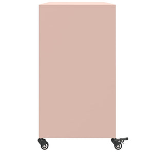 Credenza Rosa 100,5x39x72 cm in Acciaio Laminato a Freddo 846741