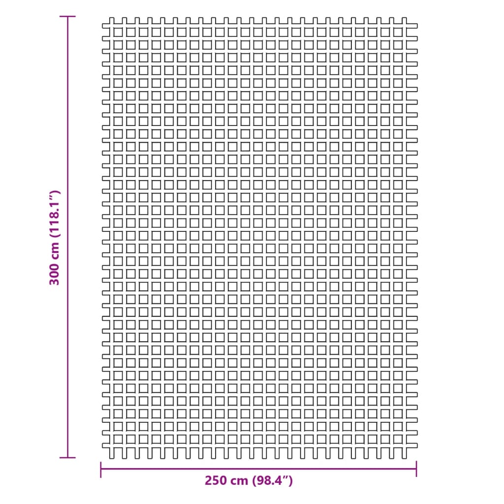 Tappeto da Campeggio Antracite 3x2,5 m 4008444