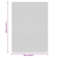 Tappeto da Campeggio Antracite 3x2,5 m 4008444