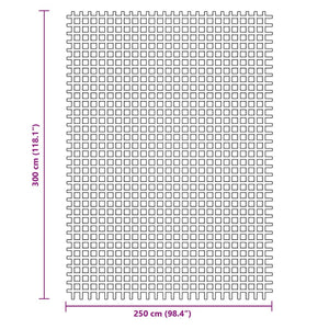 Tappeto da Campeggio Antracite 3x2,5 m 4008444