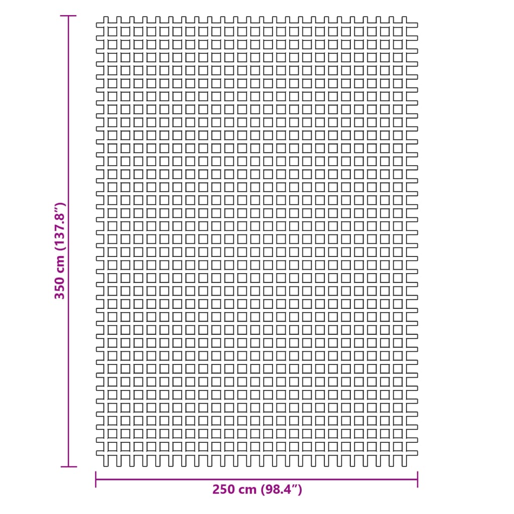 Tappeto da Tenda Antracite 3,5x2,5 m 4008445