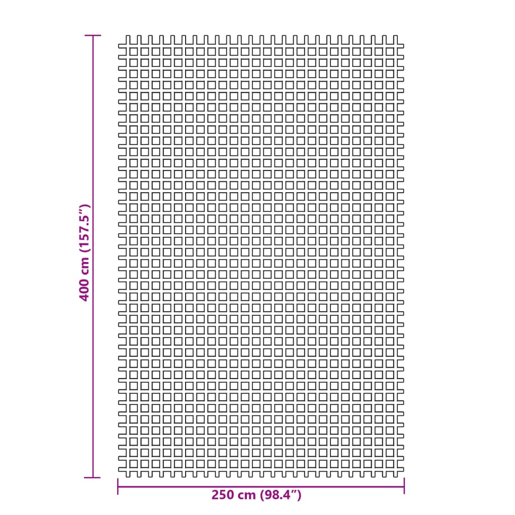 Tappeto da Campeggio Antracite 4x2,5 m 4008446