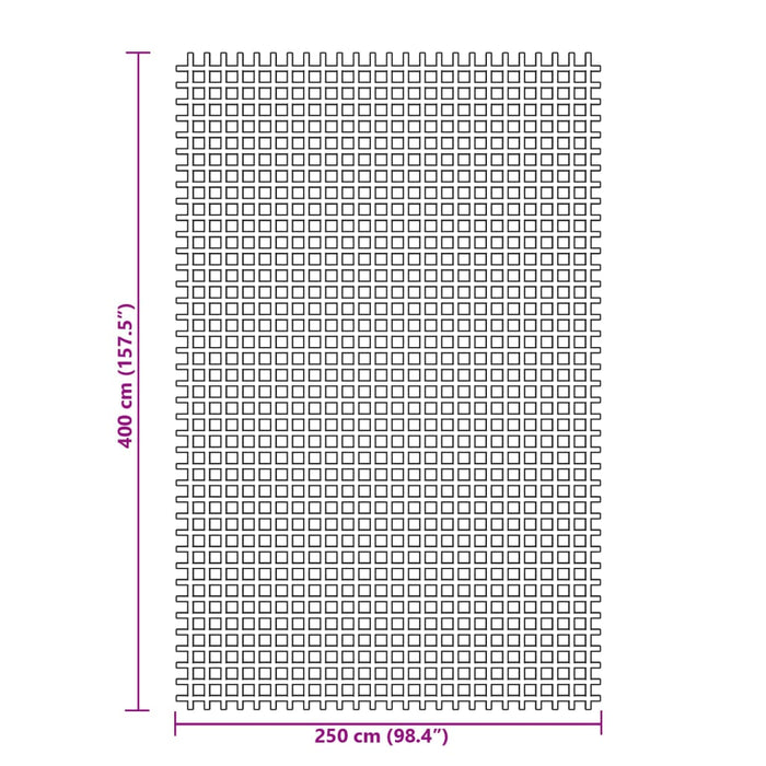 Tappeto da Campeggio Antracite 4x2,5 m 4008446