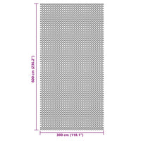 Tappeto da Campeggio Antracite 6x3 m 4008454