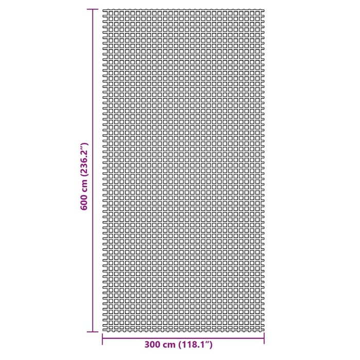 Tappeto da Campeggio Antracite 6x3 m 4008454