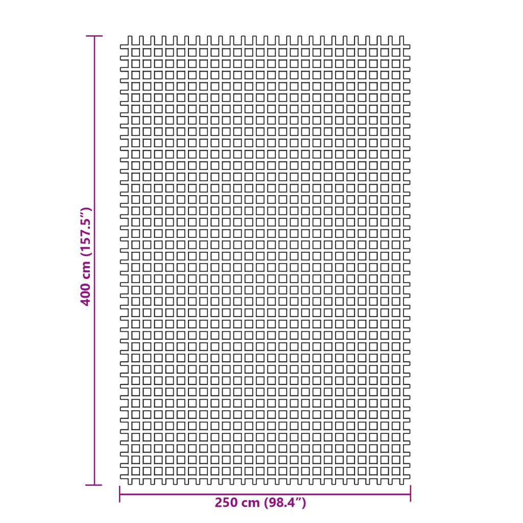 Tappeto da Campeggio Blu 4x2,5 m 4008459