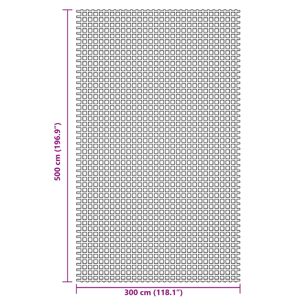 Tappeto da Tenda Blu 5x3 m 4008466