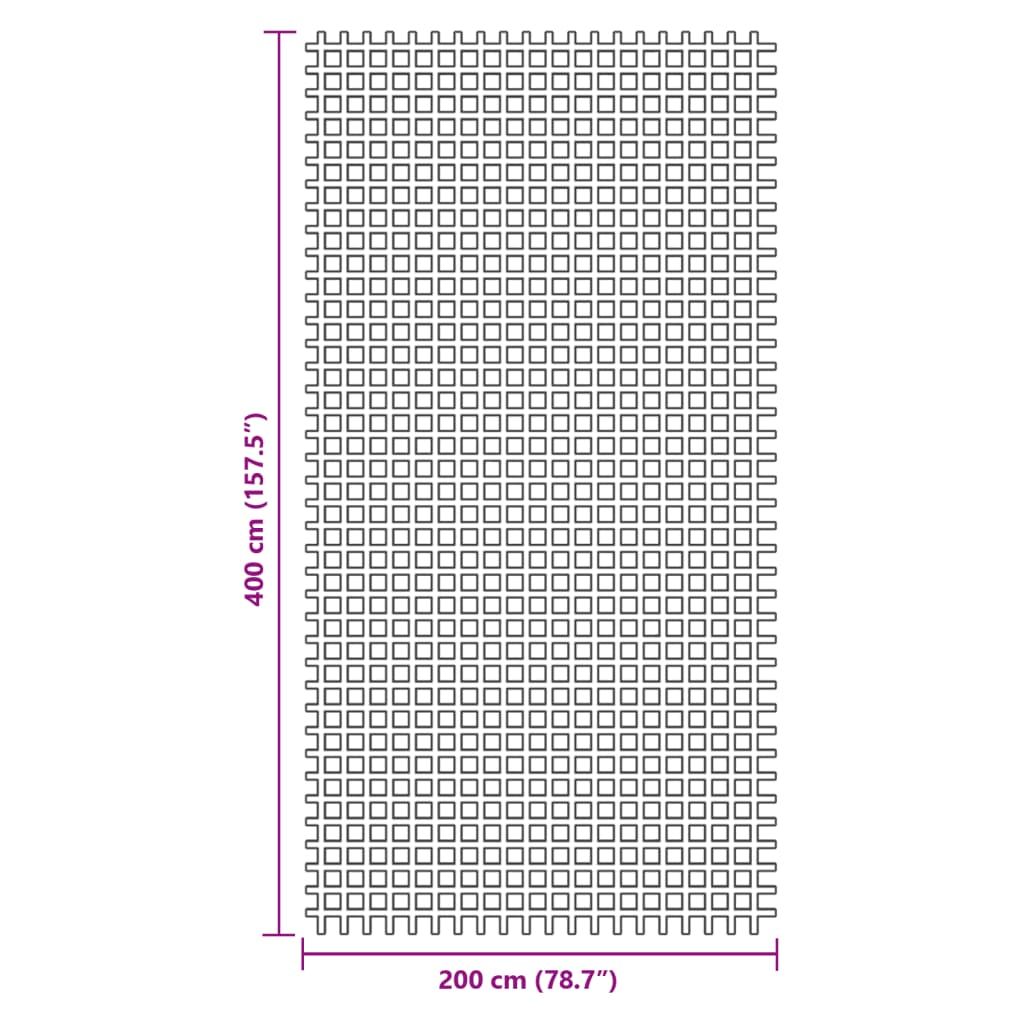 Tappeto da Campeggio Verde 4x2 m 4008468