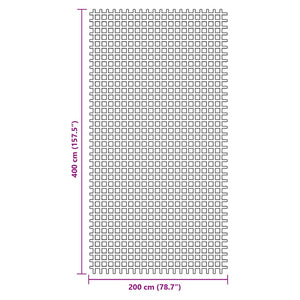 Tappeto da Campeggio Verde 4x2 m 4008468