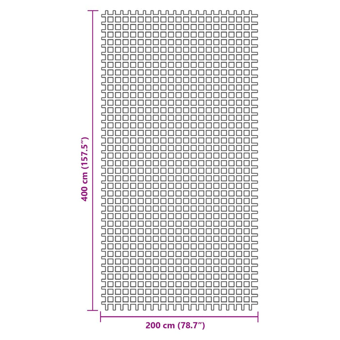 Tappeto da Campeggio Verde 4x2 m 4008468