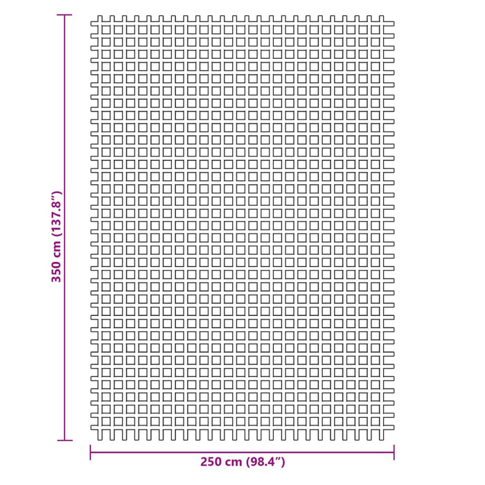 Tappeto da Campeggio Verde 3,5x2,5 m 4008471