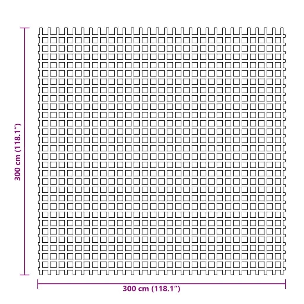 Tappeto da Campeggio Verde 3x3 m 4008477