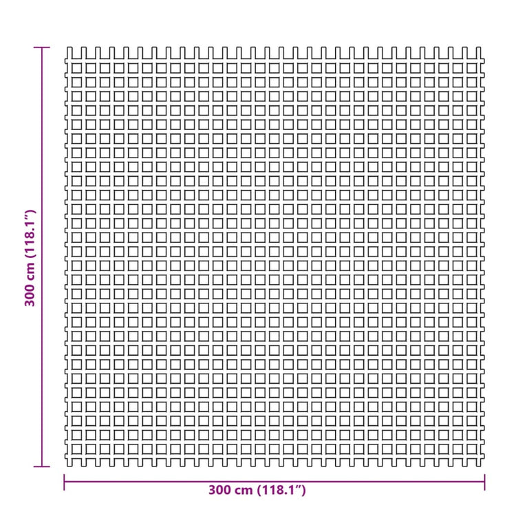 Tappeto da Campeggio Verde 3x3 m 4008477