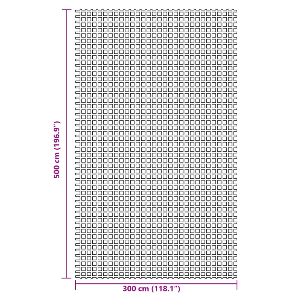 Tappeto da Campeggio Verde 5x3 m 4008479