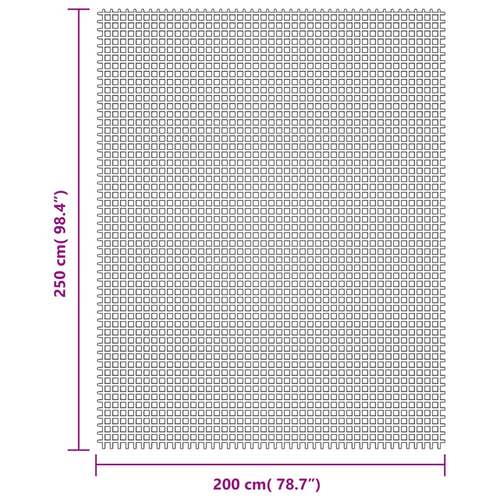 Tappeto da Tenda Grigio Chiaro 2,5x2 m 4008482