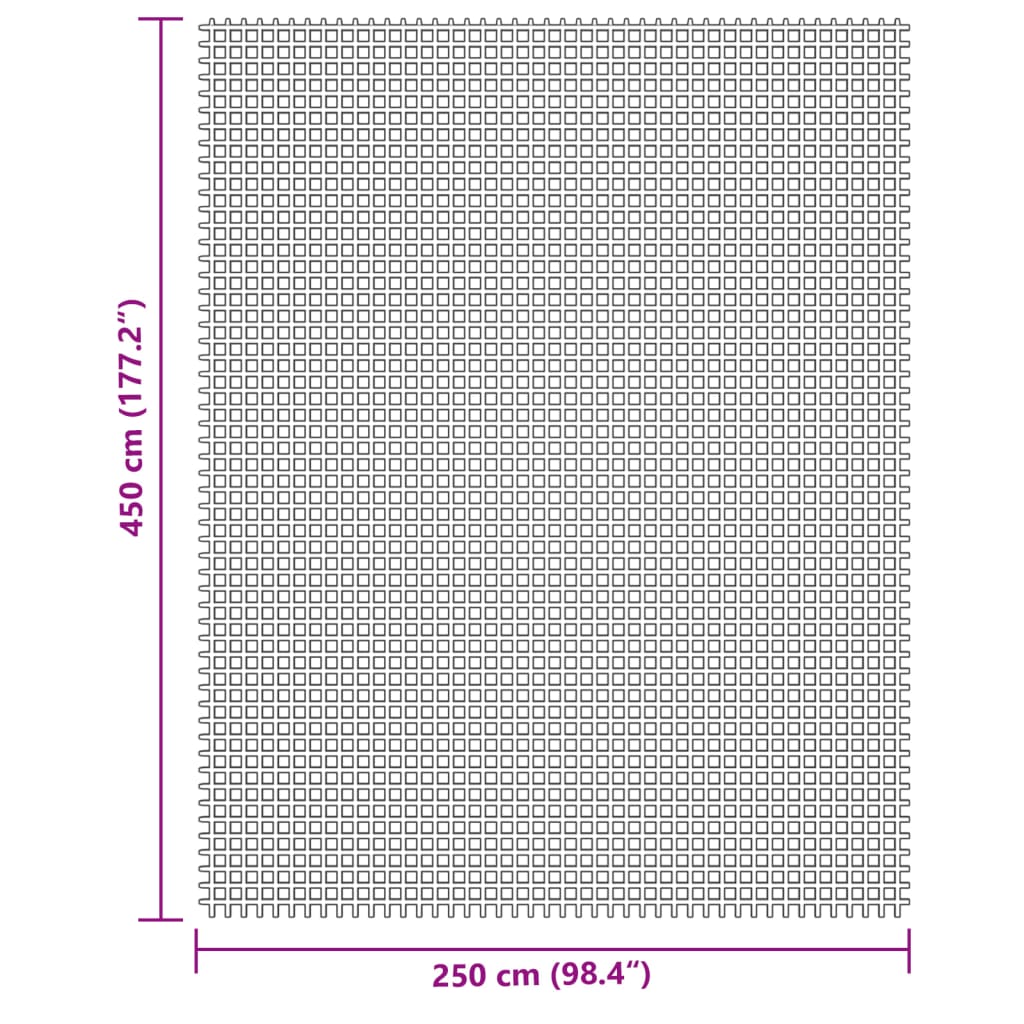 Tappeto da Campeggio Crema 4,5x2,5 m 4008499