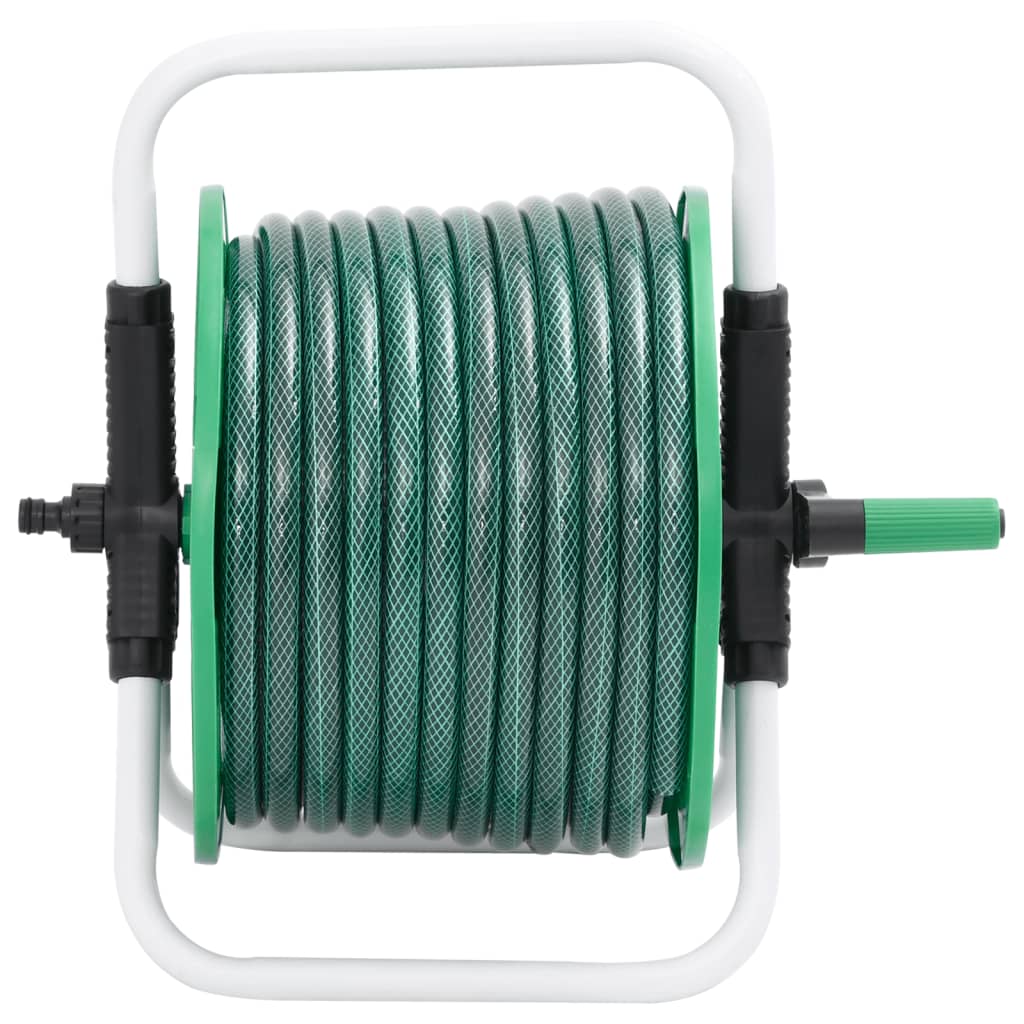 Avvolgitubo Autonomo Verde con Set Raccordi Tubo 0,5" 30 m PVC 3281511