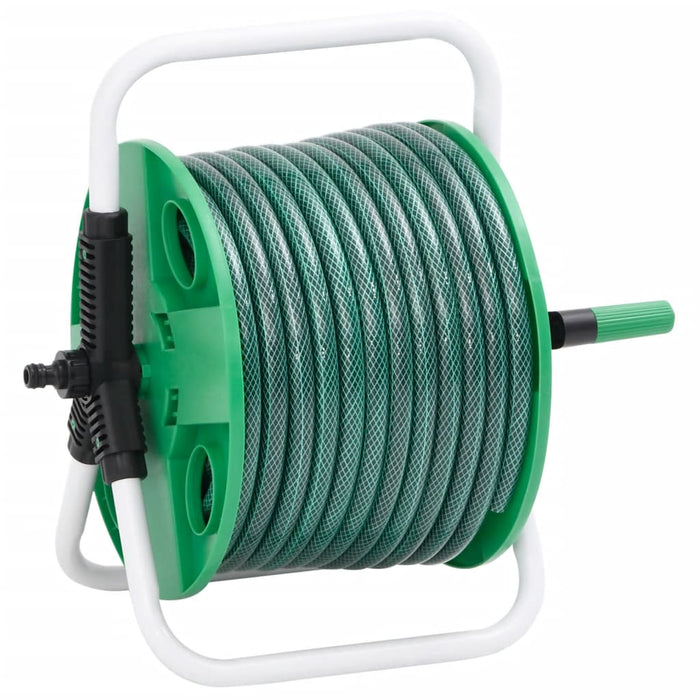 Avvolgitubo Autonomo Verde con Set Raccordi Tubo 0,75" 20 m PVC 3281513