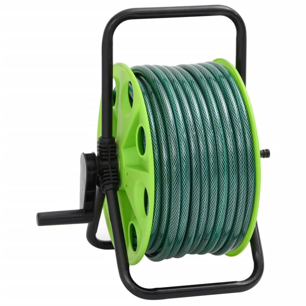 Avvolgitubo Autonomo Verde con Set Raccordi Tubo 0,5" 20 m PVC 3281517