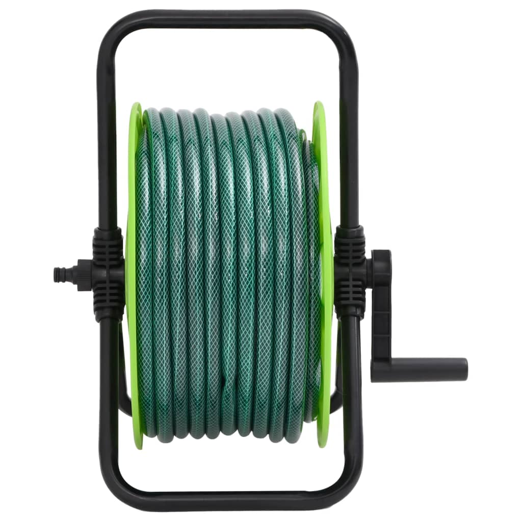 Avvolgitubo Autonomo Verde con Set Raccordi Tubo 0,75" 20 m PVC 3281520