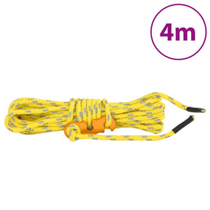 Corde per Tenda con Chiavi Riflettenti 8 pz 4 m 4 mm 4008136