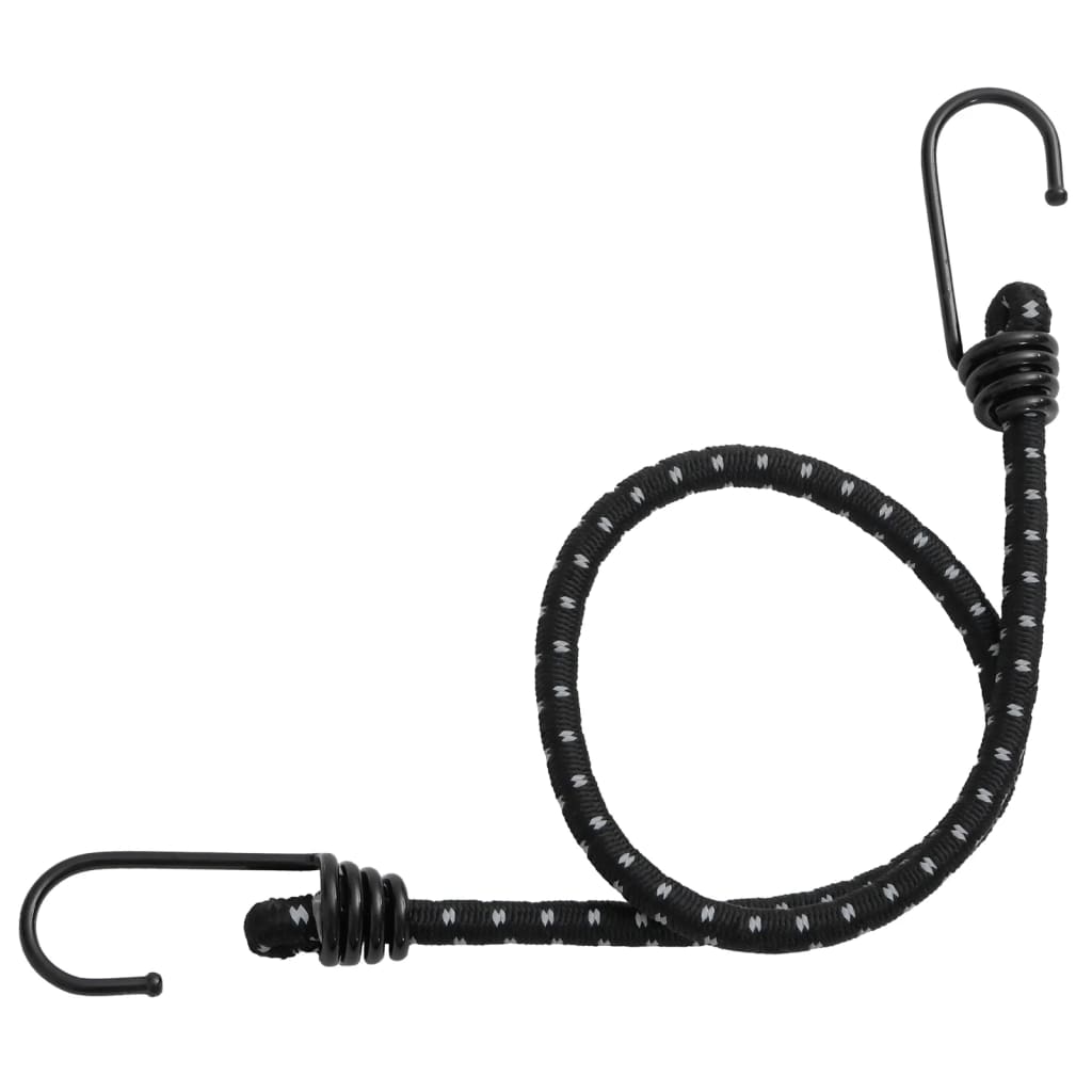Corde Elastiche con Strisce Riflettenti e Ganci 50 pz 46 cm 4008147