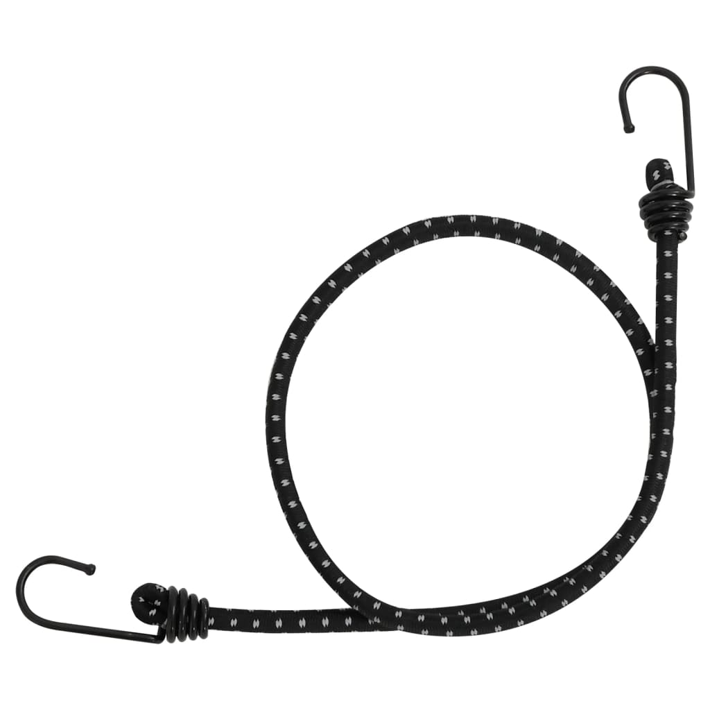 Corde Elastiche con Strisce Riflettenti e Ganci 50 pz 88 cm 4008153
