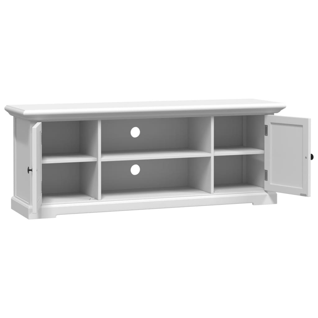 Mobile Porta TV Bianco 110x30x41 cm in Legno Multistrato 4009903