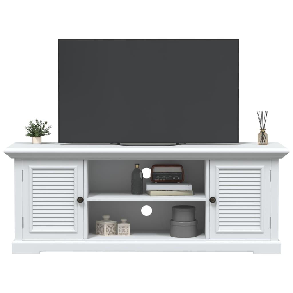 Mobile Porta TV Bianco 110x30x41 cm in Legno Multistrato 4009903