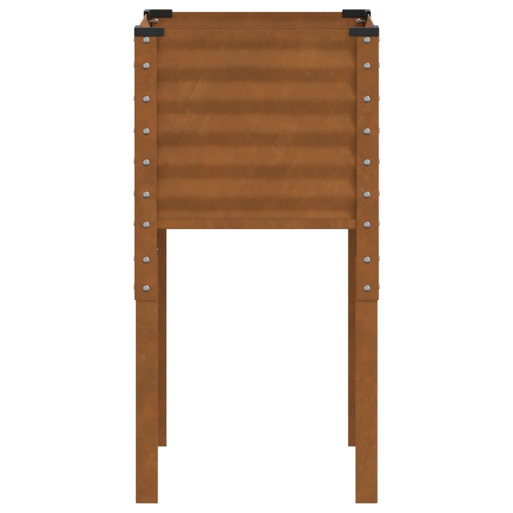 Fioriera da Giardino 45x45x88 cm in Acciaio Corten 4008968