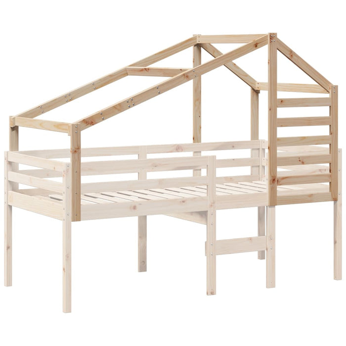 Tetto per Letto Bambini 198x87x113 cm in Legno Massello di Pino 846873