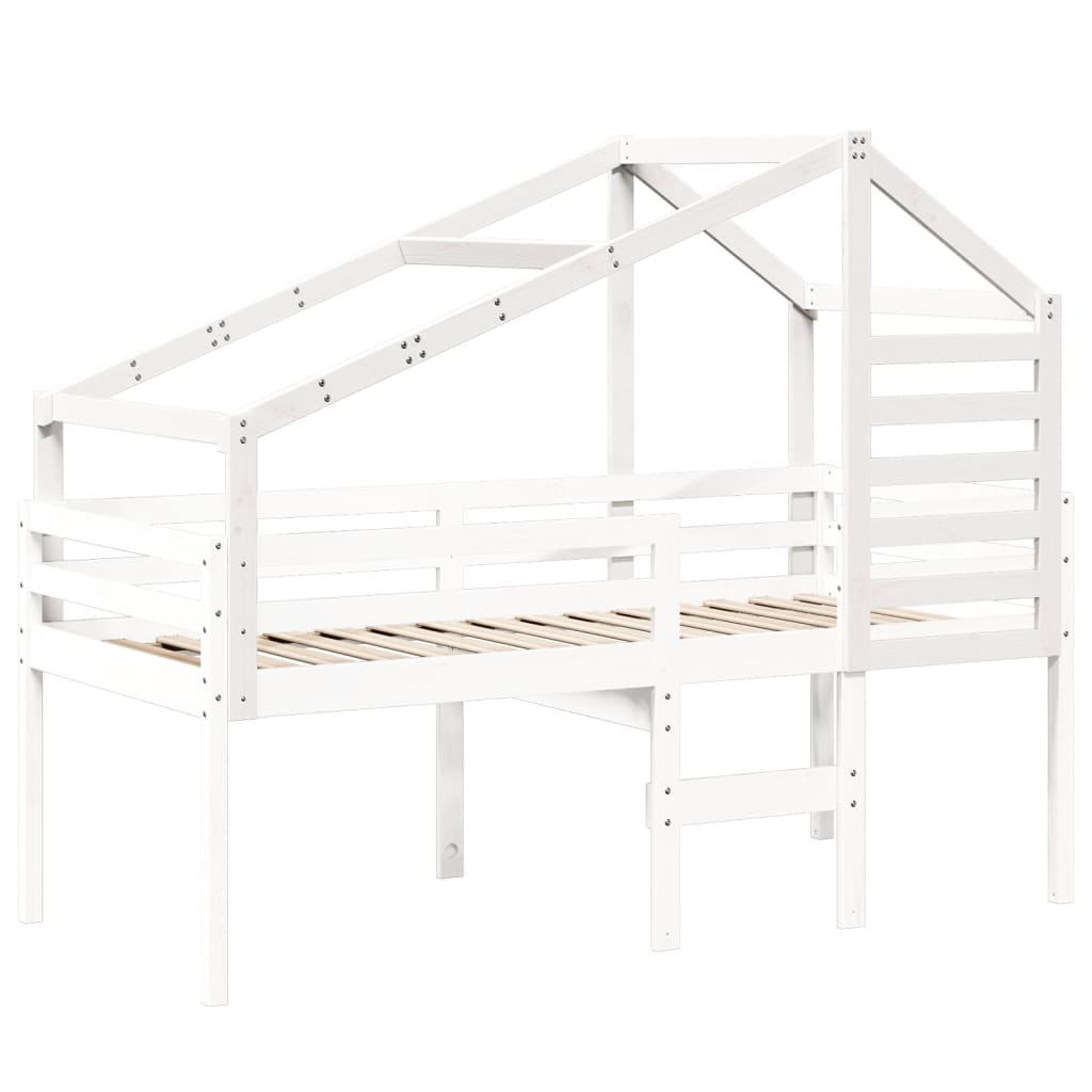 Tetto per Letto Bambini Bianco 188x97x113cm Legno Massello Pino 846880