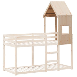 Tetto per Letto Bambini 55x99x139,5cm in Legno Massello di Pino 846891