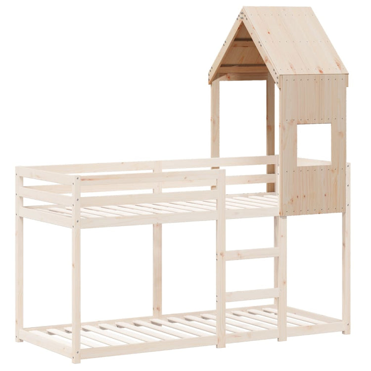 Tetto per Letto Bambini 55x84x132 cm in Legno Massello di Pino 846894