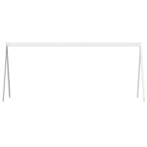 Tetto Letto Bambini Bianco 209x95,5x88 cm Legno Massello Pino 846947