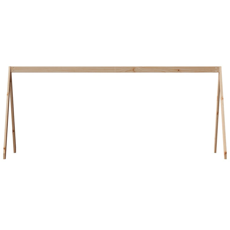 Tetto per Letto Bambini 209x85,5x88 cm Legno Massello di Pino 846949