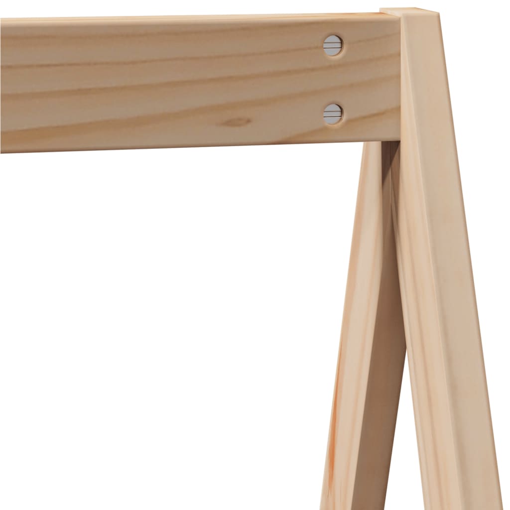 Tetto per Letto Bambini 209x85,5x88 cm Legno Massello di Pino 846949