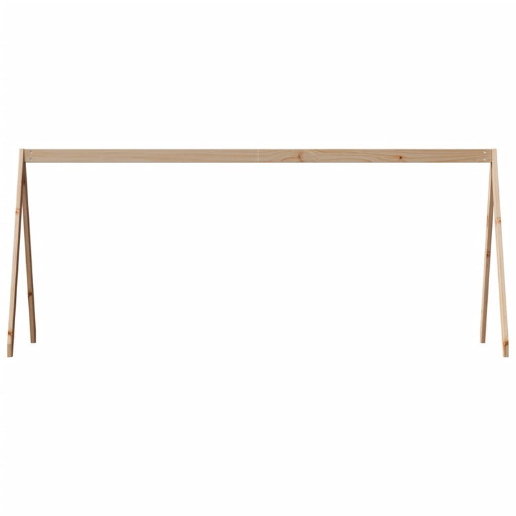 Tetto per Letto Bambini 199x95,5x88 cm Legno Massello di Pino 846952