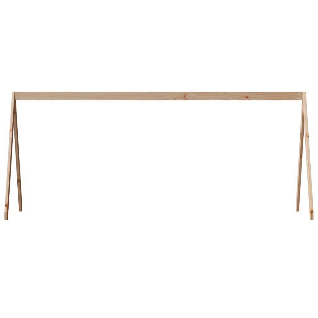 Tetto per Letto Bambini 199x80,5x88 cm Legno Massello di Pino 846955