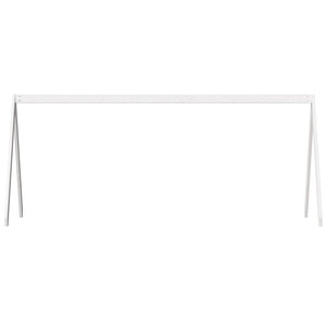 Tetto Letto Bambini Bianco 199x80,5x88 cm Legno Massello Pino 846956