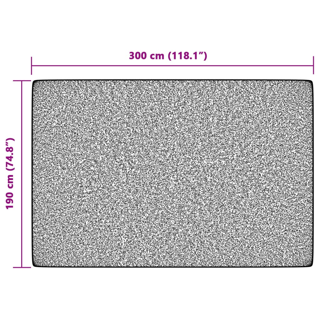 Tappeto a Pelo Corto Multicolore 190x300 cm Interni/Esterni 4007229