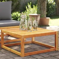 Tavolo da Giardino 65x65x29 cm in Legno Massello di Acacia 4008157