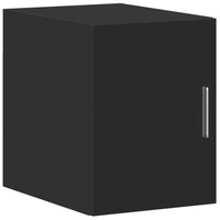 Mobile a Parete Nero 30x42,5x40 cm in Legno Multistrato 846090