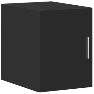 Mobile a Parete Nero 30x42,5x40 cm in Legno Multistrato 846090