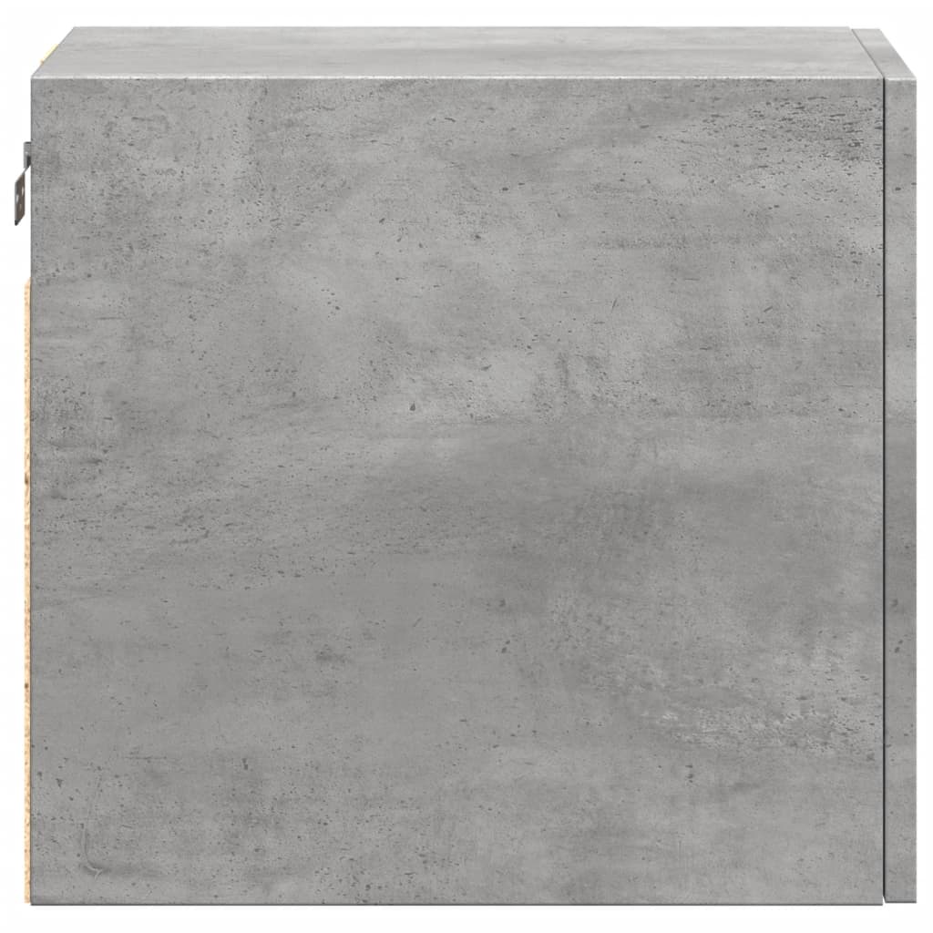 Mobile a Parete Grigio Cemento 30x42,5x40 cm Legno Multistrato 846092