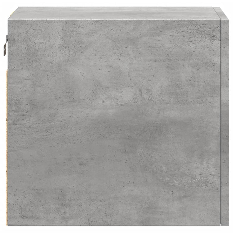 Mobile a Parete Grigio Cemento 30x42,5x40 cm Legno Multistrato 846092