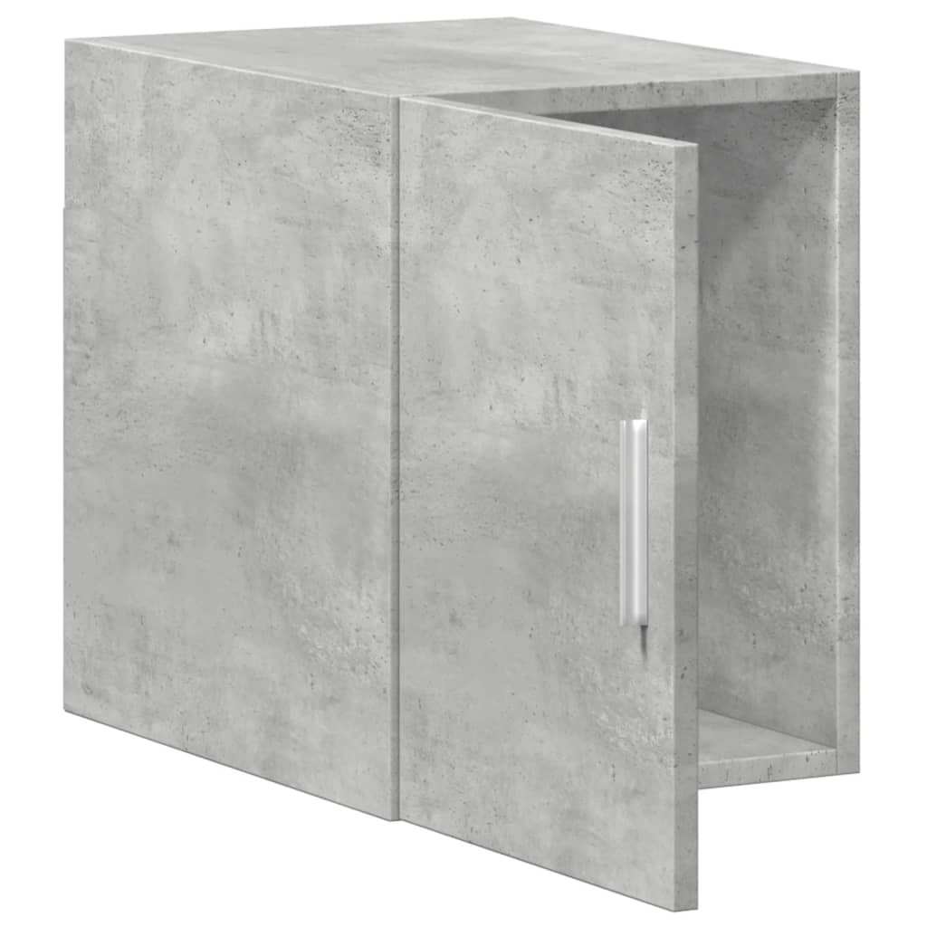 Mobile a Parete Grigio Cemento 30x42,5x40 cm Legno Multistrato 846092