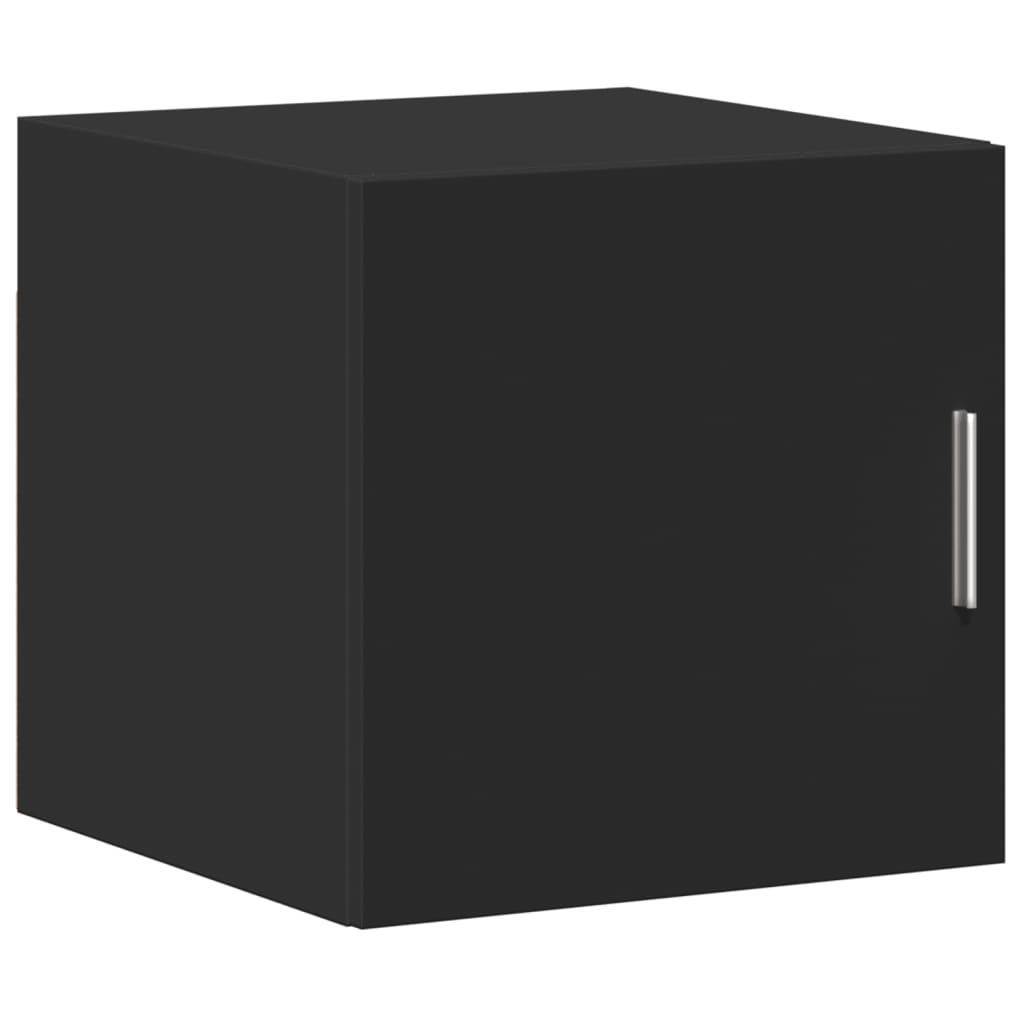 Mobile a Parete Nero 40x42,5x40 cm in Legno Multistrato 846097